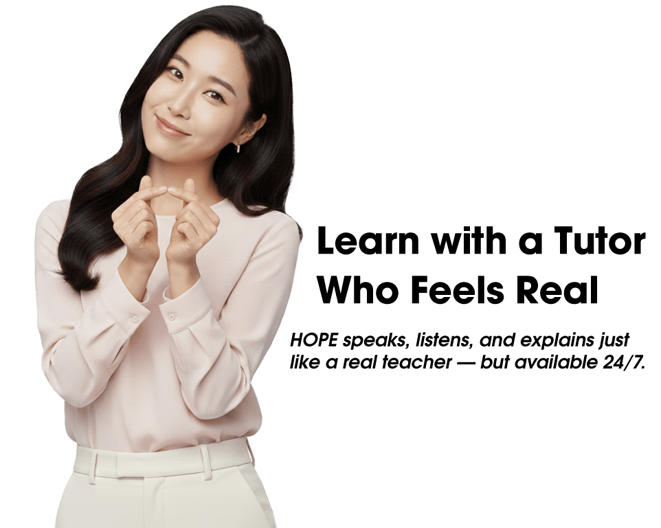 HOPE, the AI English tutor