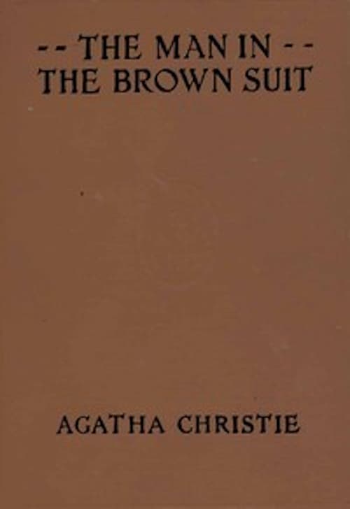 The Man in the Brown Suit — cover